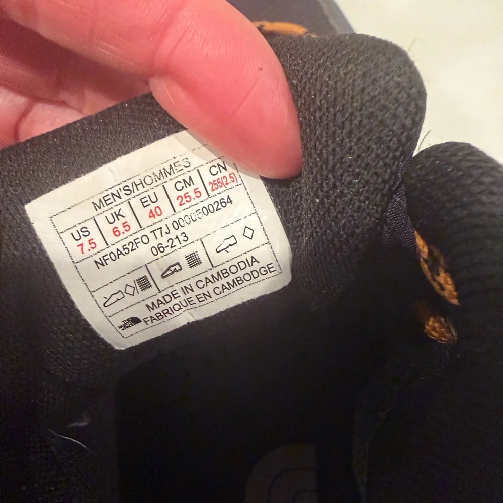 The North Face Venture Fast hike II Mid Waterproof Mens Size 7.5